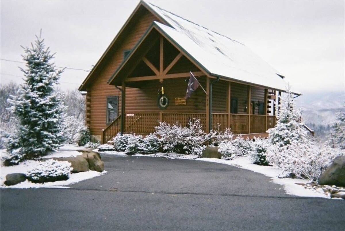 Photo 144 of ASTOUNDING VIEWS in your Backyard! LUXE Log Cabin Experience! 5 Minutes to Town!