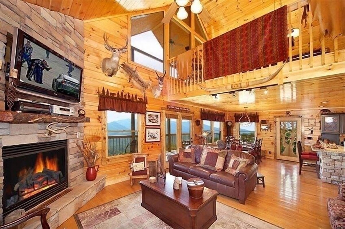 Photo 77 of ASTOUNDING VIEWS in your Backyard! LUXE Log Cabin Experience! 5 Minutes to Town!