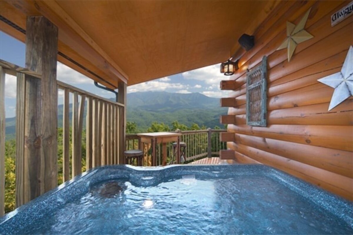 Photo 68 of ASTOUNDING VIEWS in your Backyard! LUXE Log Cabin Experience! 5 Minutes to Town!