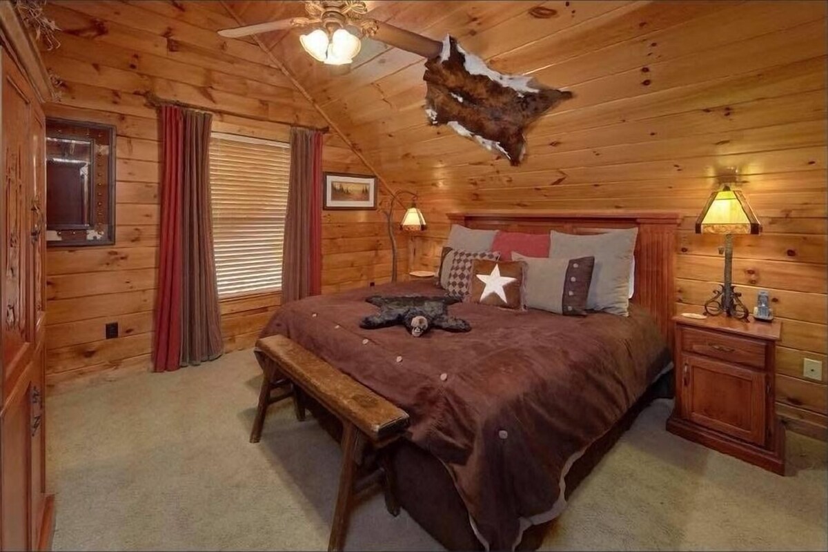 Photo 95 of ASTOUNDING VIEWS in your Backyard! LUXE Log Cabin Experience! 5 Minutes to Town!