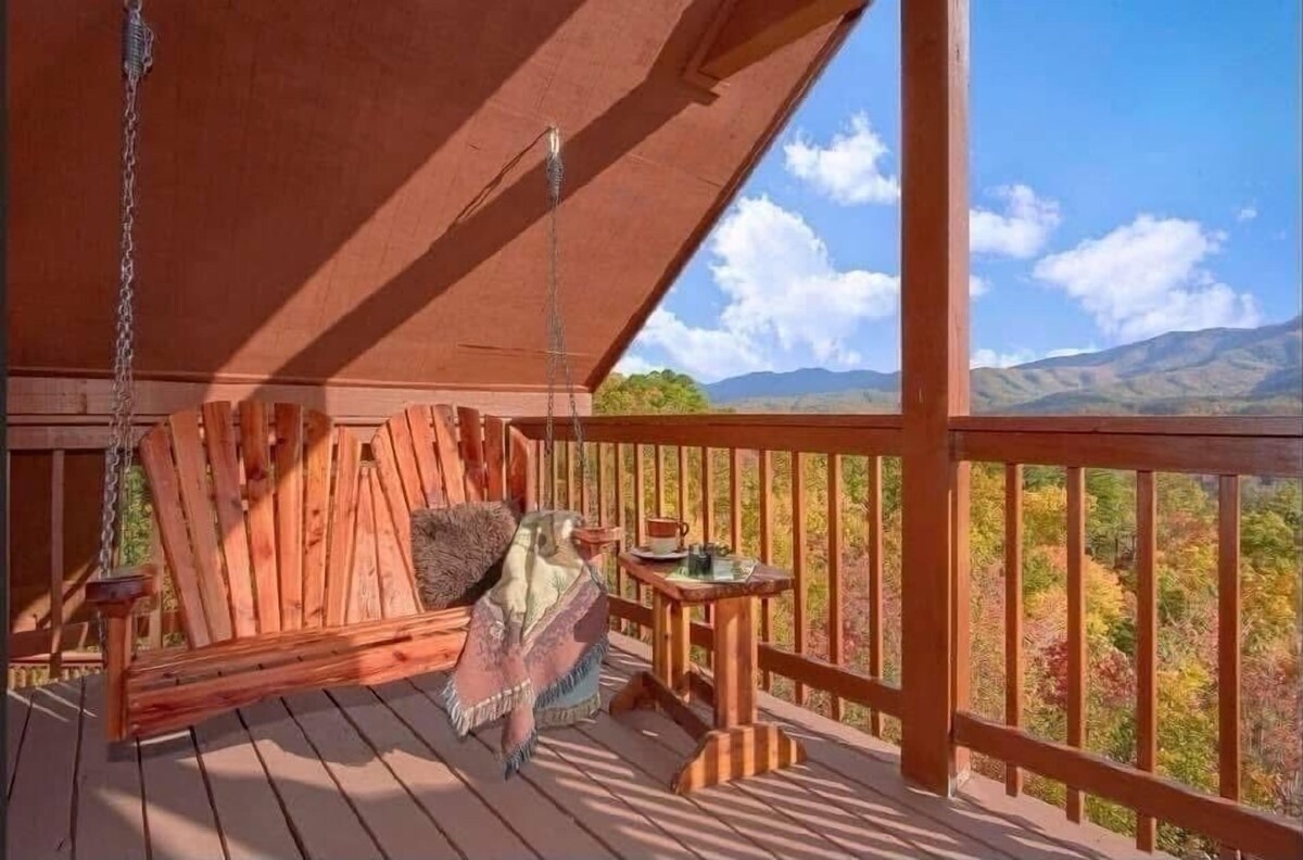 Photo 126 of ASTOUNDING VIEWS in your Backyard! LUXE Log Cabin Experience! 5 Minutes to Town!