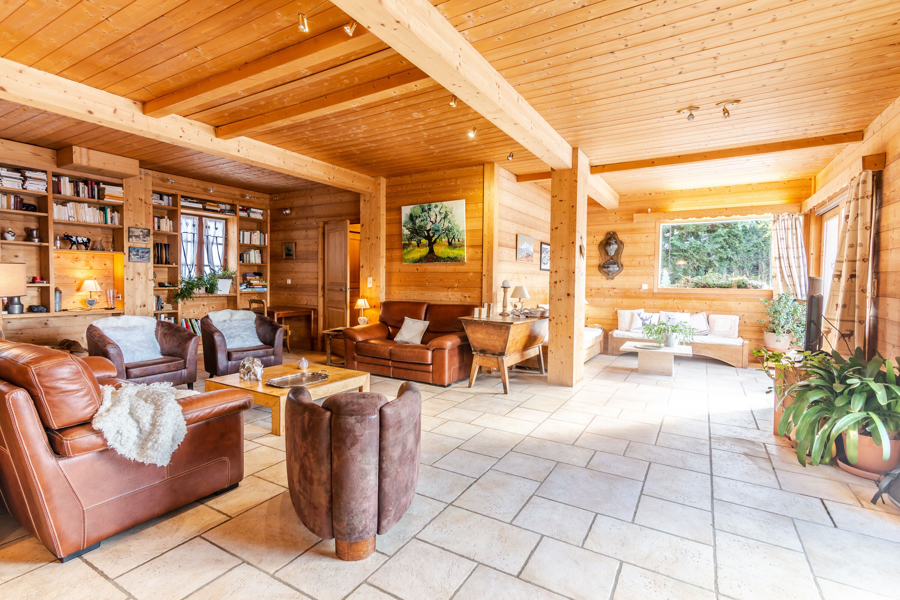 Grand  Chalet  Sur Terrain Clos Sans Vis A Vis Jacuzzi  Wifi - Manigod