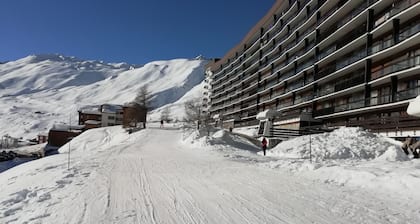 Tignes bel appartement 4 piĂšces pied piste wifi