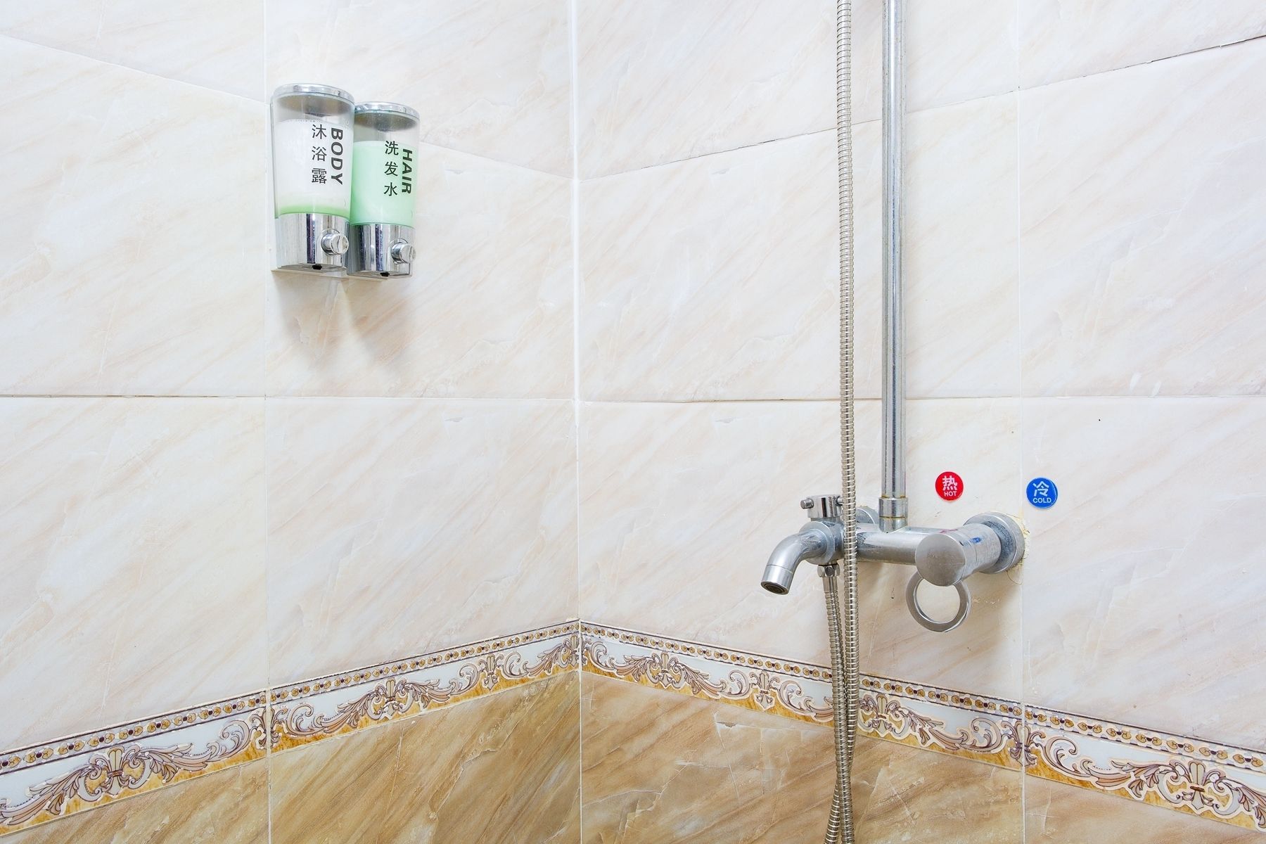 twin room  | bathroom | shower, free toiletries, hair dryer, slippers