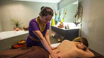 Experience rejuvenation with a soothing massage therapy session in a serene spa setting.