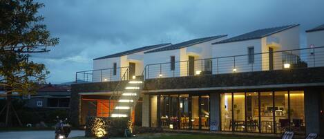 Majoituspaikan julkisivu