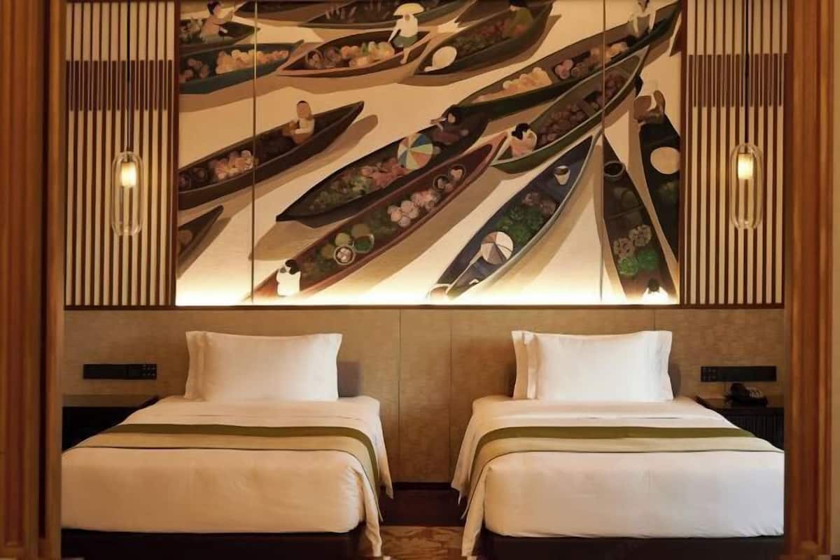 Ropa de cama de alta calidad y minibar