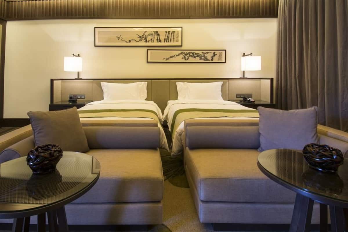 Ropa de cama de alta calidad y minibar