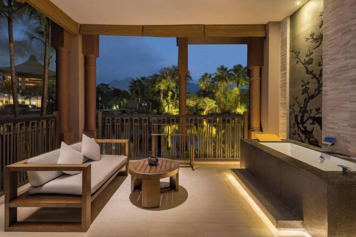 Ropa de cama de alta calidad y minibar