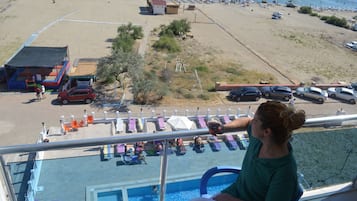 Standard Double Room, Sea View | Balcony view