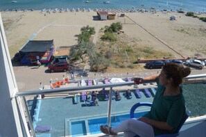 Standard Triple Room, Sea View | Balcony - Yasmin Hotel (Ayvalik)