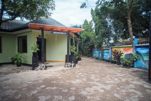 Entrée de l’hébergement 