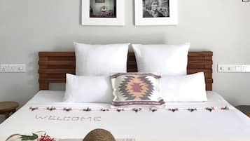 Deluxe-Doppel- oder -Zweibettzimmer, 1 Schlafzimmer, Balkon, zum Garten hin