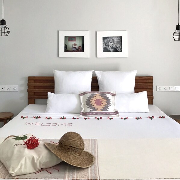 Chambre Deluxe Double ou avec lits jumeaux, 1 chambre, balcon, côté jardin