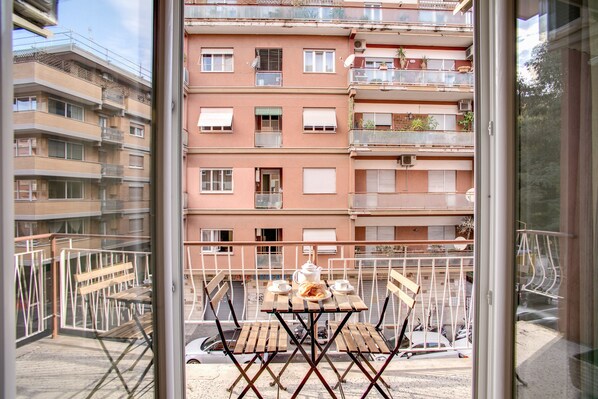 Doppel- oder Zweibettzimmer | Ausblick vom Zimmer