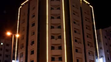 Front of property – evening/night