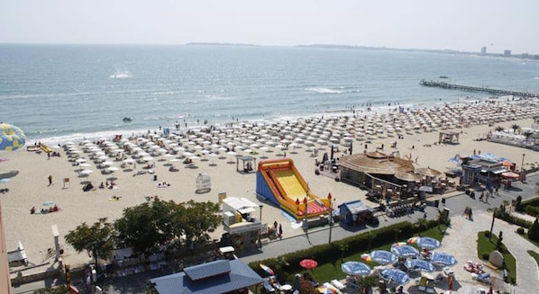 On the beach