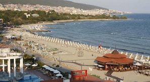 On the beach