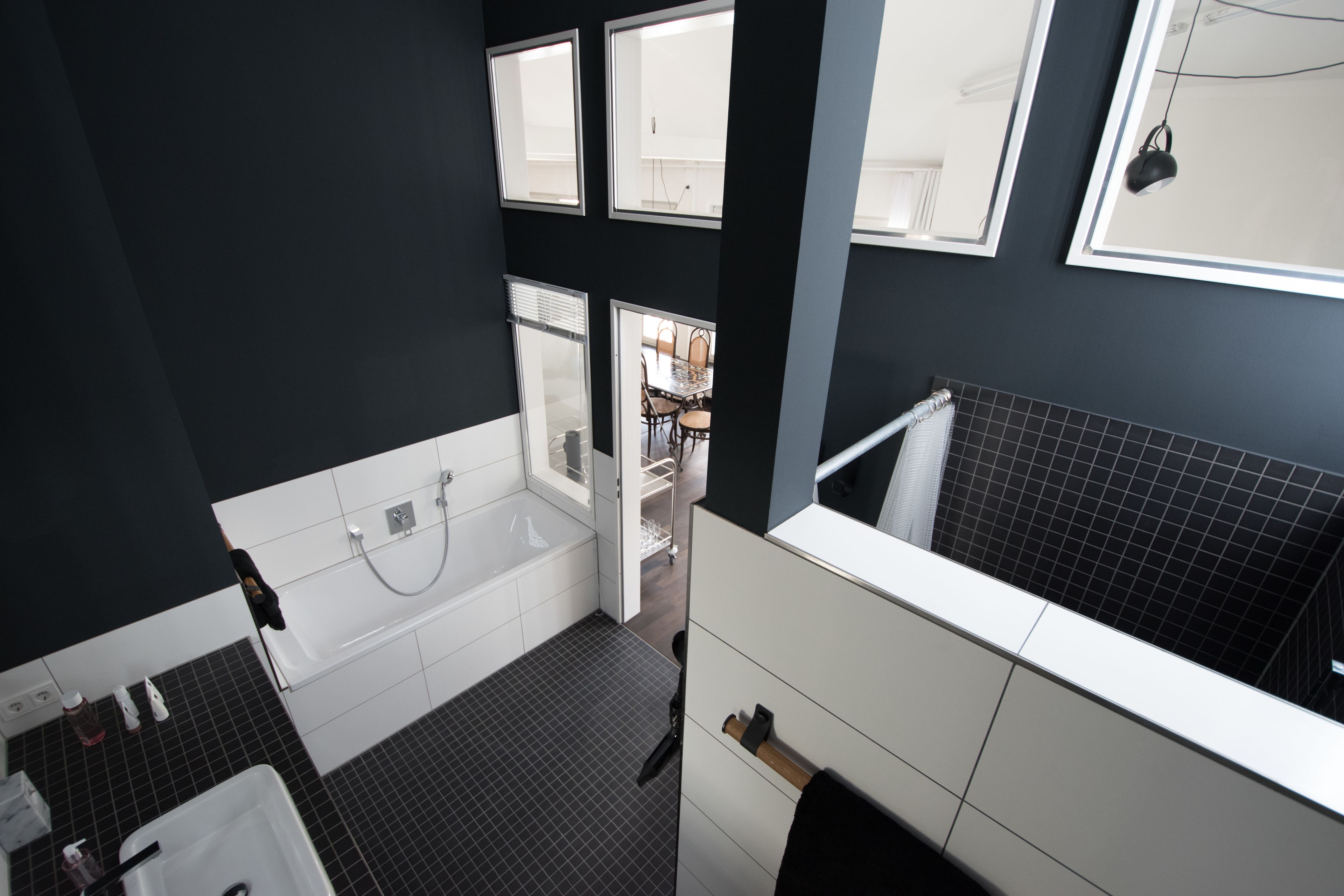 Loft, balcone | Soggiorno | TV a schermo piatto, film pay-per-view