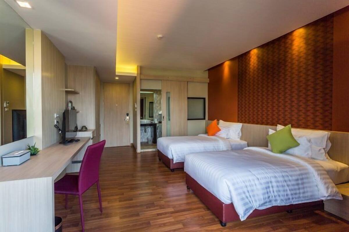 Phòng 2 giường đơn Deluxe | Minibar, phòng cách âm, truy cập Internet không dây miễn phí 