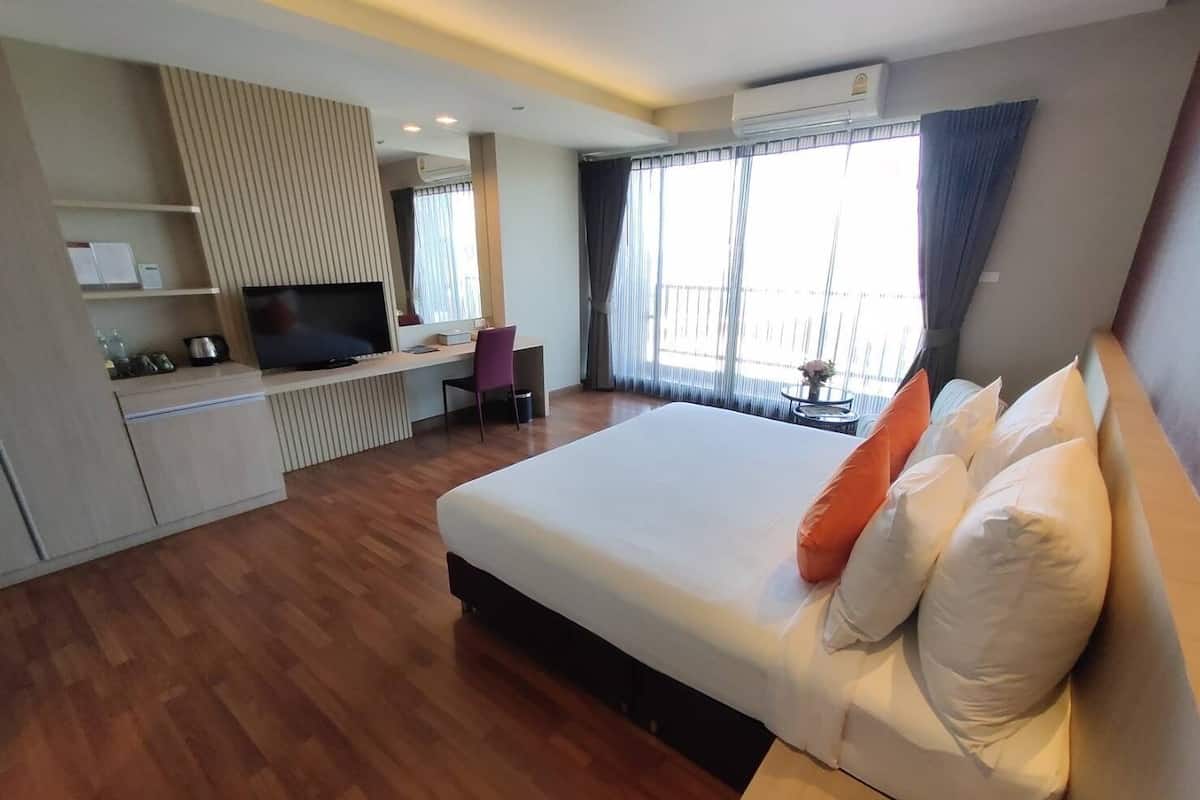 Doppia Deluxe, 1 letto matrimoniale | Minibar, insonorizzazione, Wi-Fi gratuito