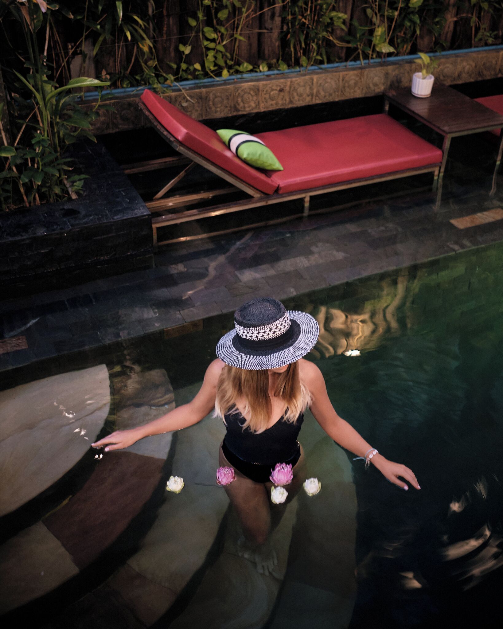 야외 수영장, 일광욕 의자