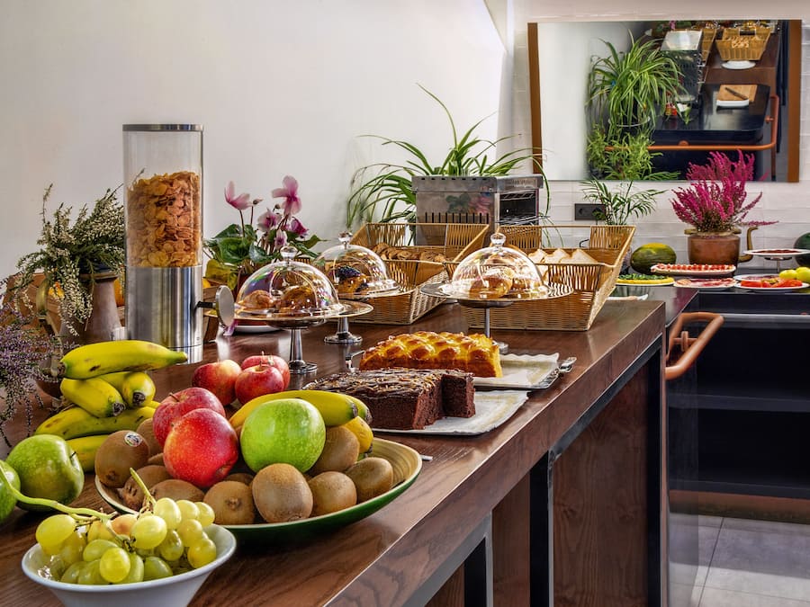 Daily buffet breakfast (EUR 18 per person)