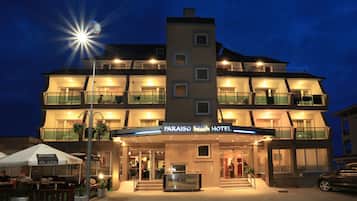 Front of property - evening/night