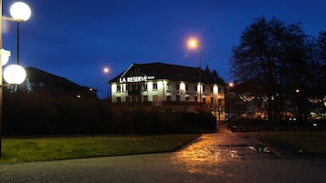 Front of property – evening/night