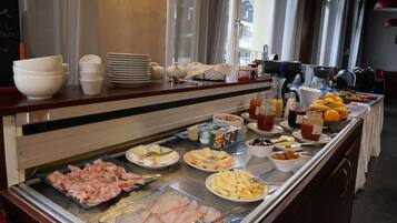 Daily buffet breakfast (EUR 15 per person)