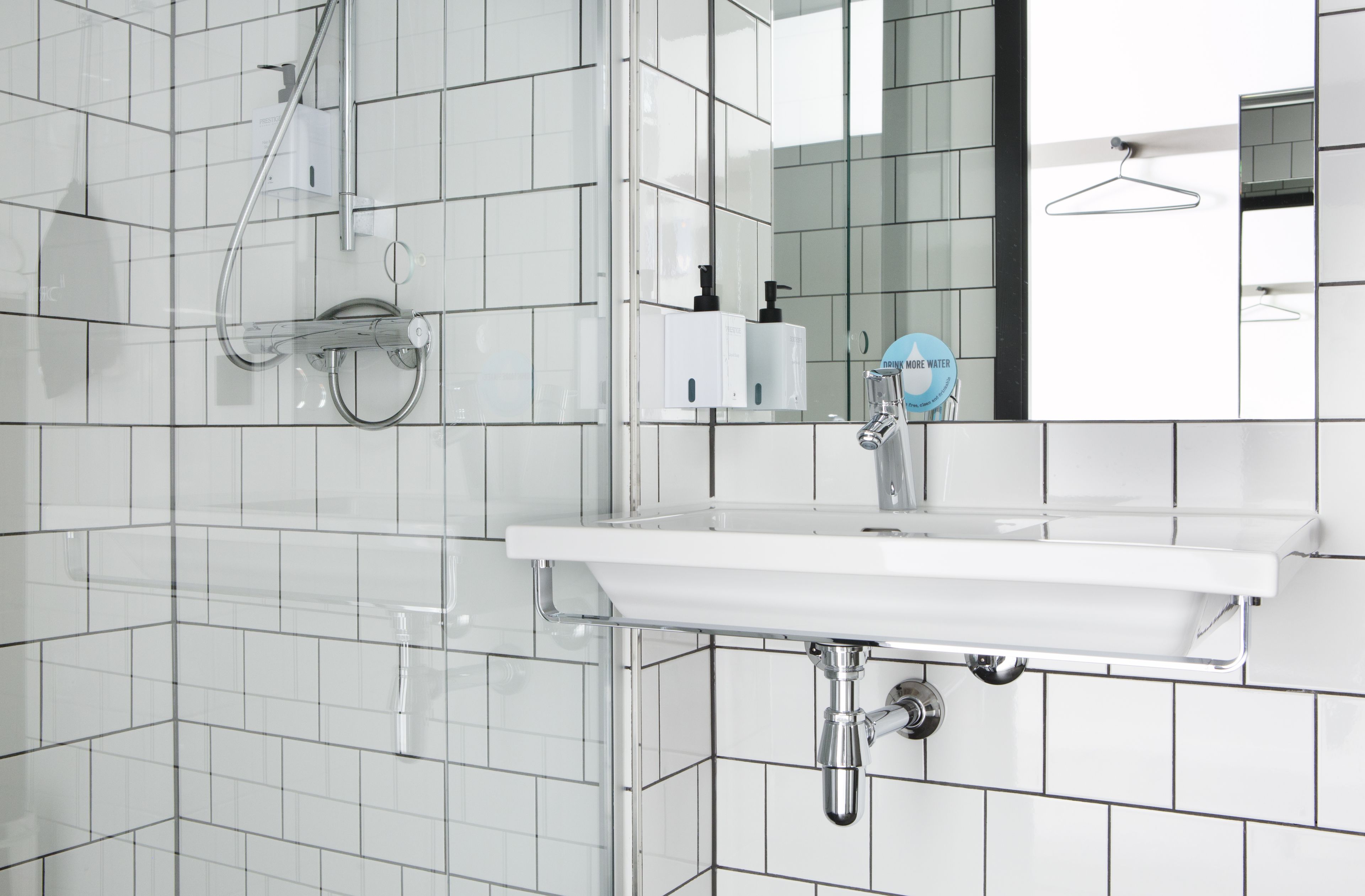 double room (compact) | bathroom | hair dryer, towels