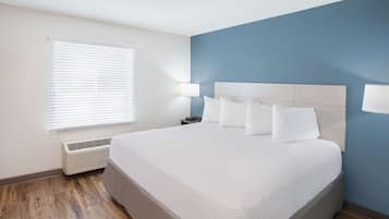 Desk, iron/ironing board, free WiFi, bed sheets