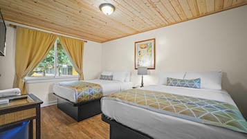 Room, 2 Queen Beds | Blackout drapes, free WiFi, bed sheets