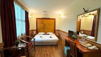 In-room safe, desk, iron/ironing board, rollaway beds