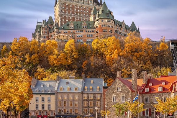 Downtown Quebec with Le Château Frontenac