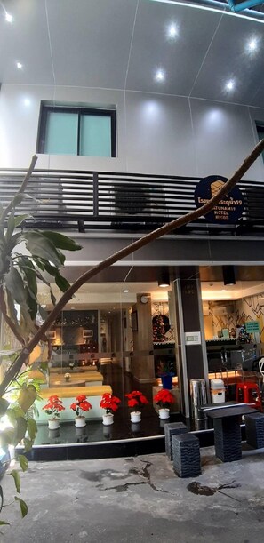 Façade de l’hébergement