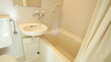 Chuveiro/banheira combinados, produtos de toalete grátis