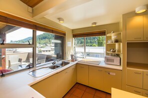 Shared fridge, microwave