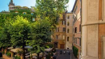 Blick von der Unterkunft