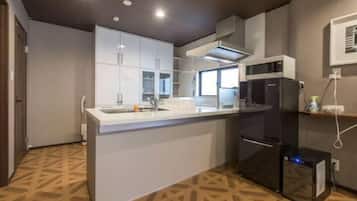 Standard Double Room (For 6 guests) | Private kitchenette | Fridge, microwave, stovetop, electric kettle