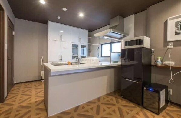 Standard Double Room (For 6 guests) | Private kitchenette | Fridge, microwave, stovetop, electric kettle