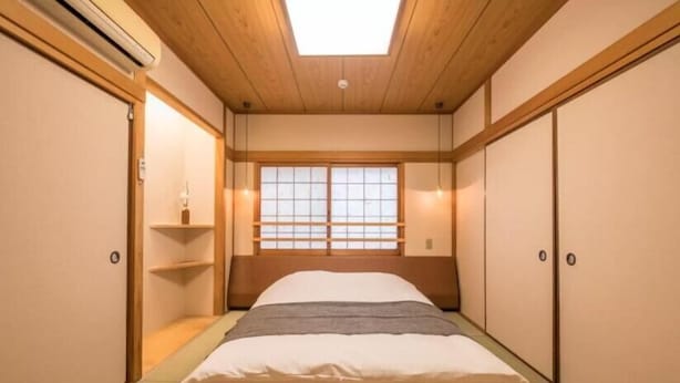Standard Double Room (For 12 guests) | 1 bedroom, minibar (free items), desk, laptop workspace - Color Nipponbashi (Osaka)