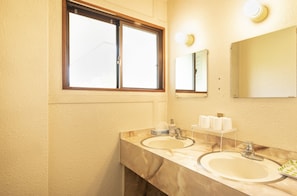 Combined shower/tub, hair dryer (on request), slippers, towels