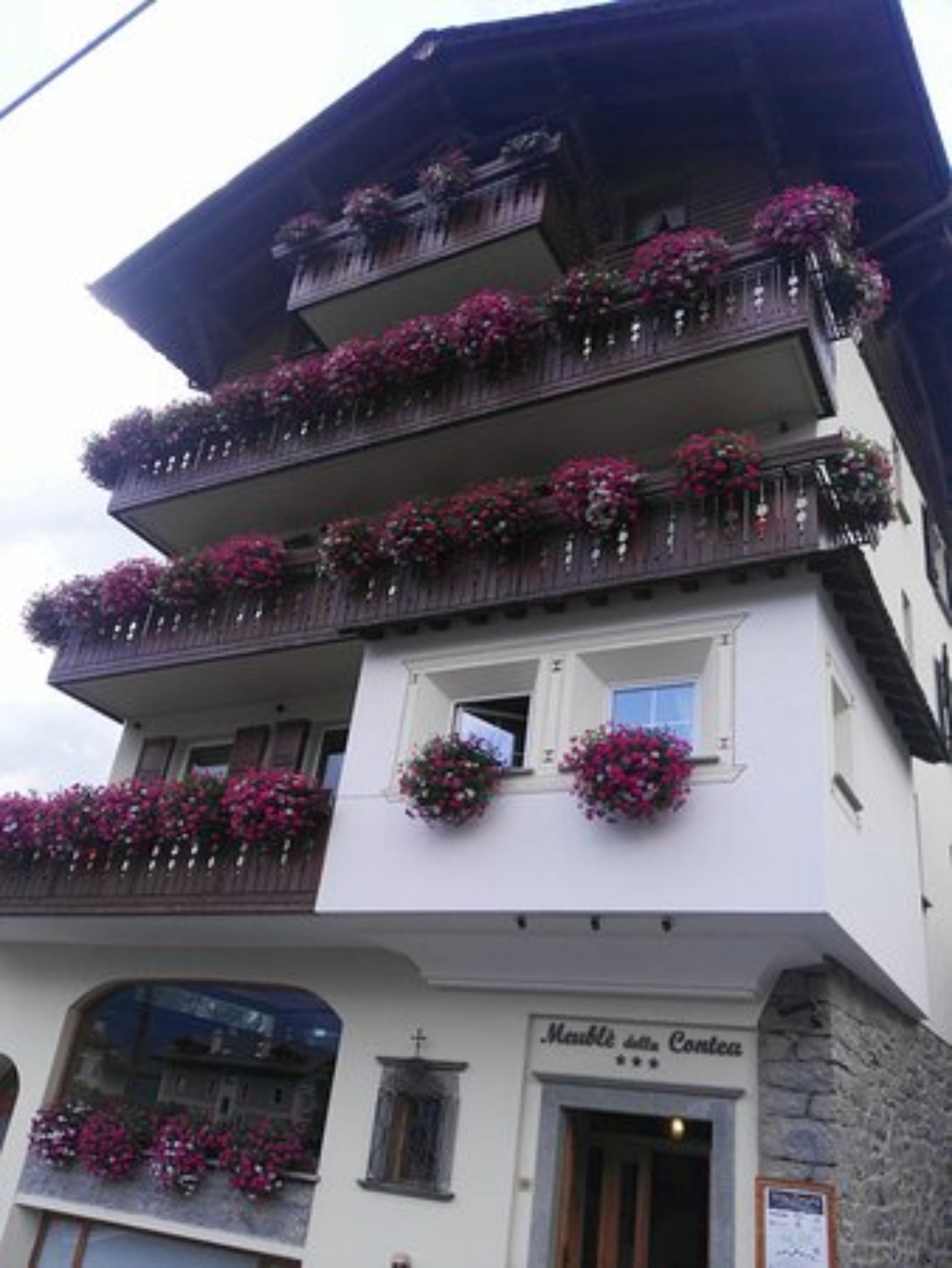 Overnatningsstedets facade