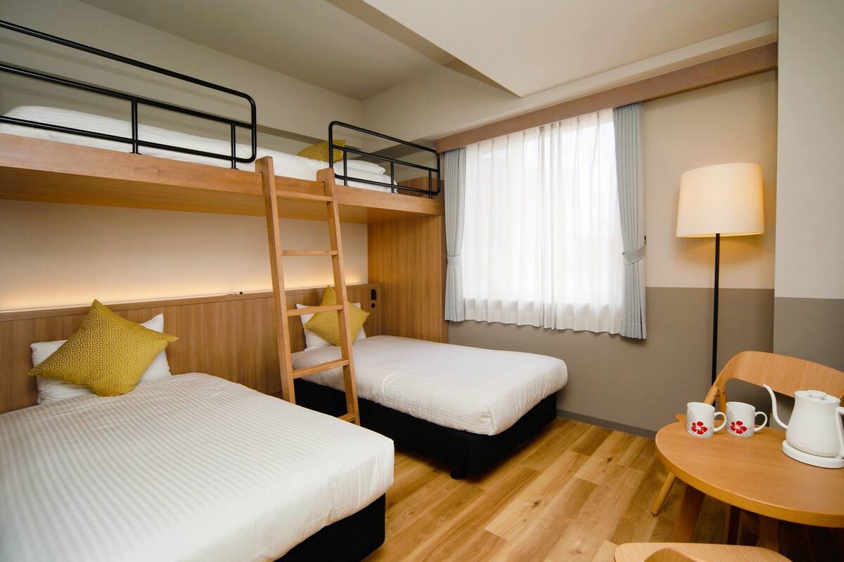 coral loft twin room, non smoking | 1 bedroom, in-room safe, desk, blackout curtains