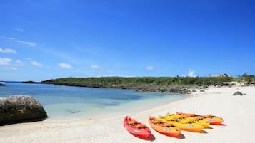 Beach nearby, white sand