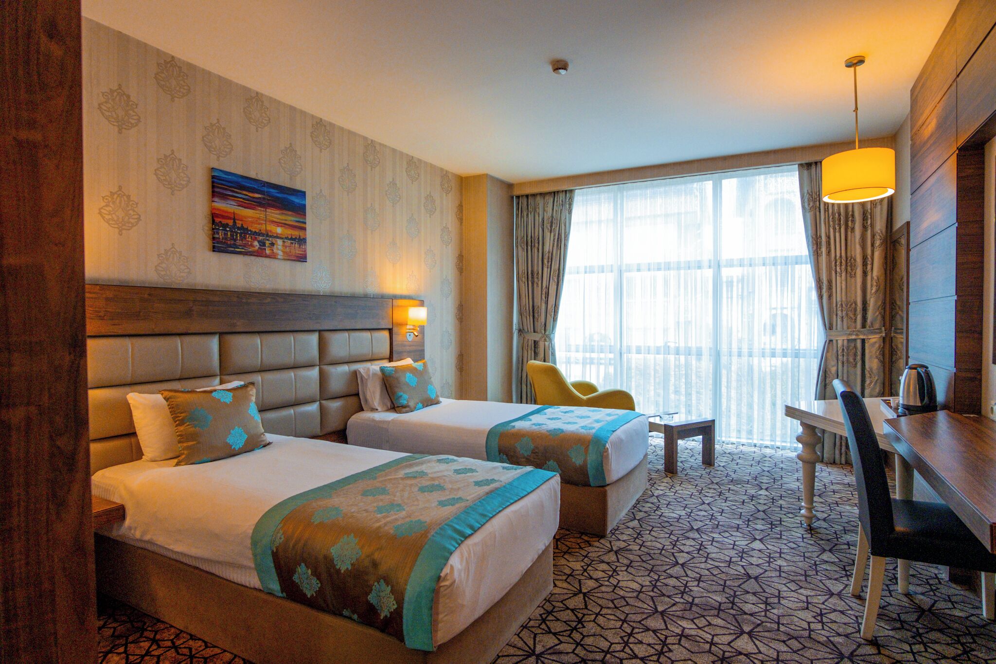 premium bedding, minibar, in-room safe, desk