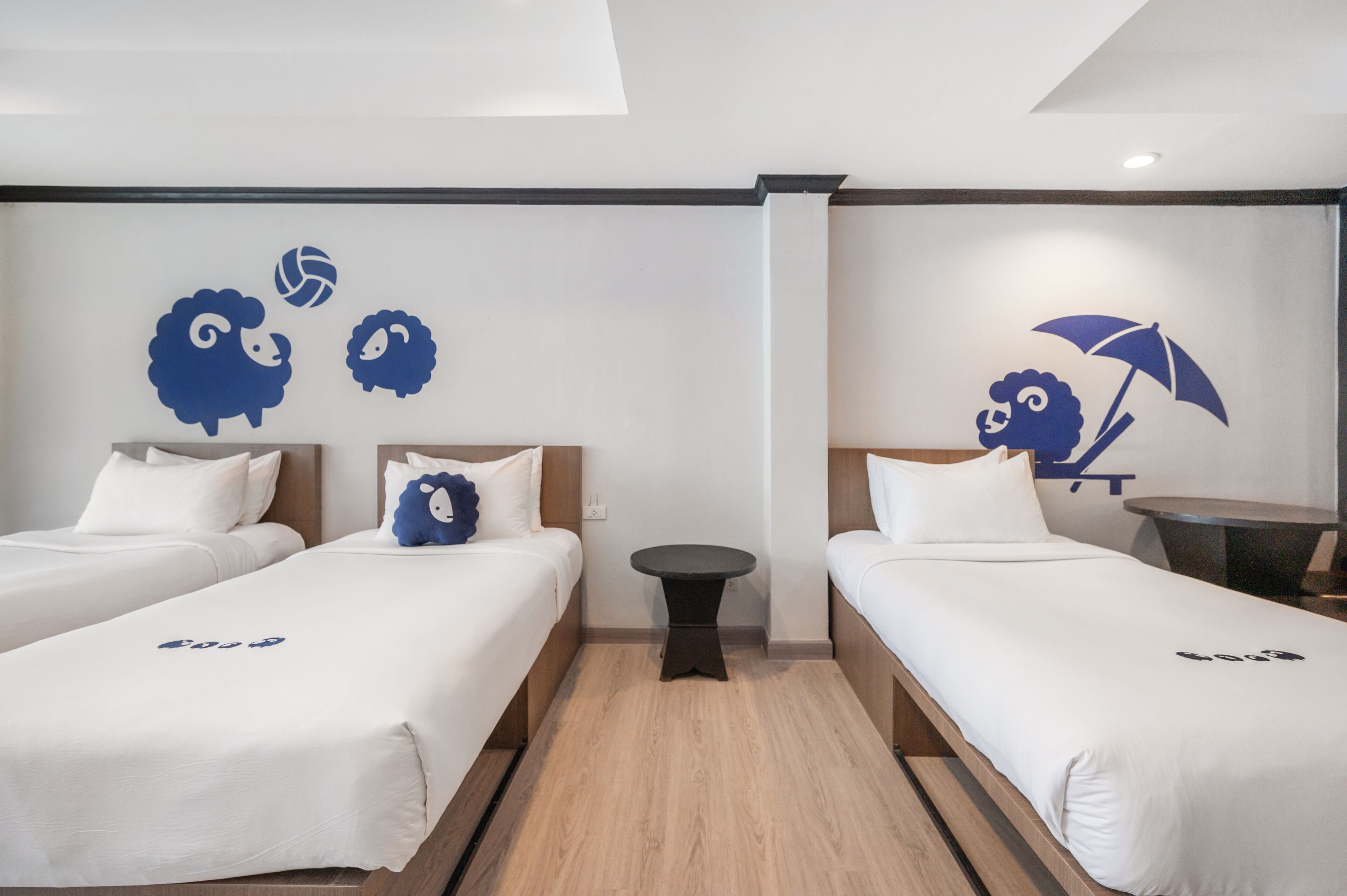 koko family (3 single) | 1 bedroom, in-room safe, desk, iron/ironing board