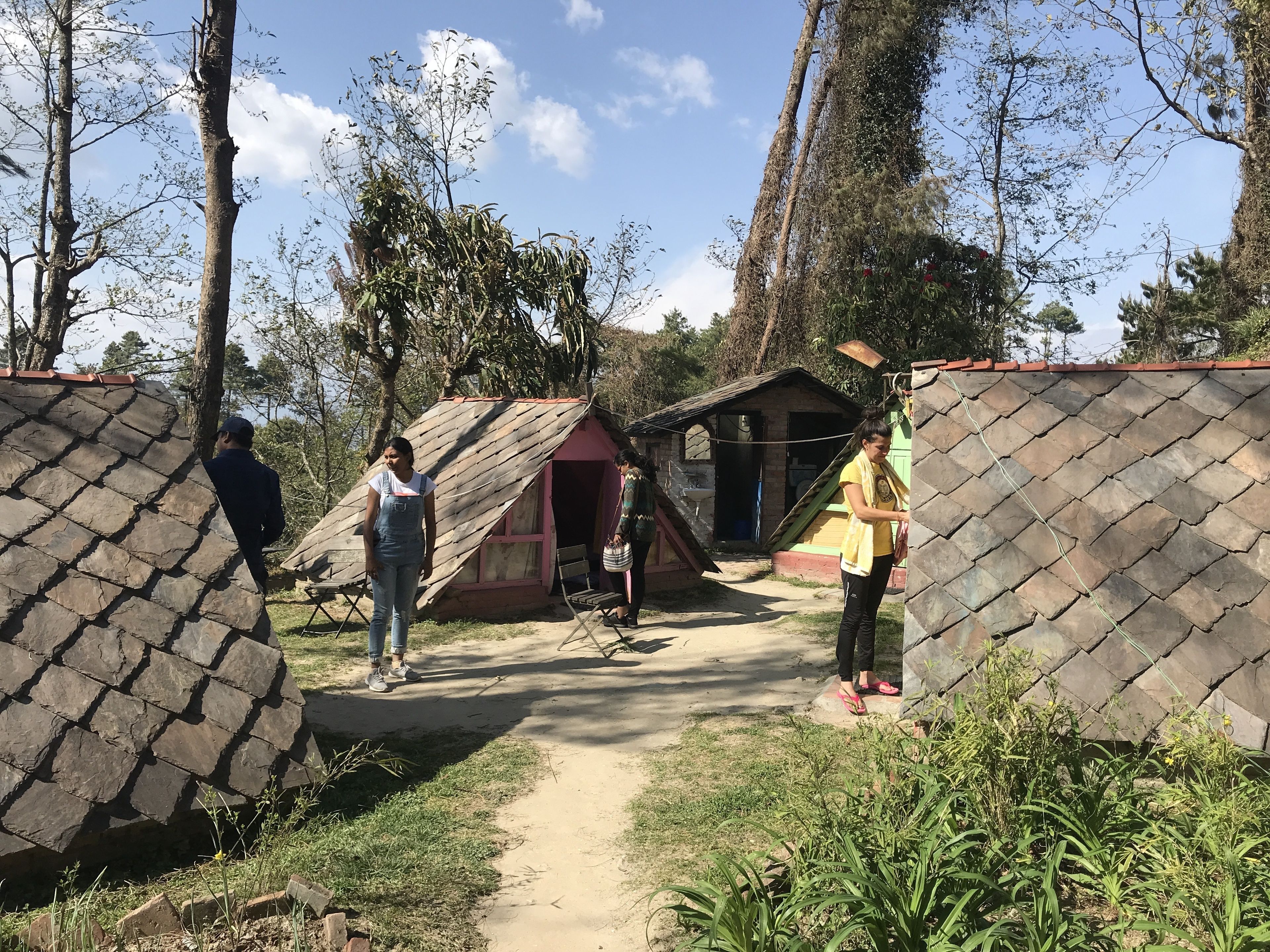 basic double room, shared bathroom, garden view | exterior detail