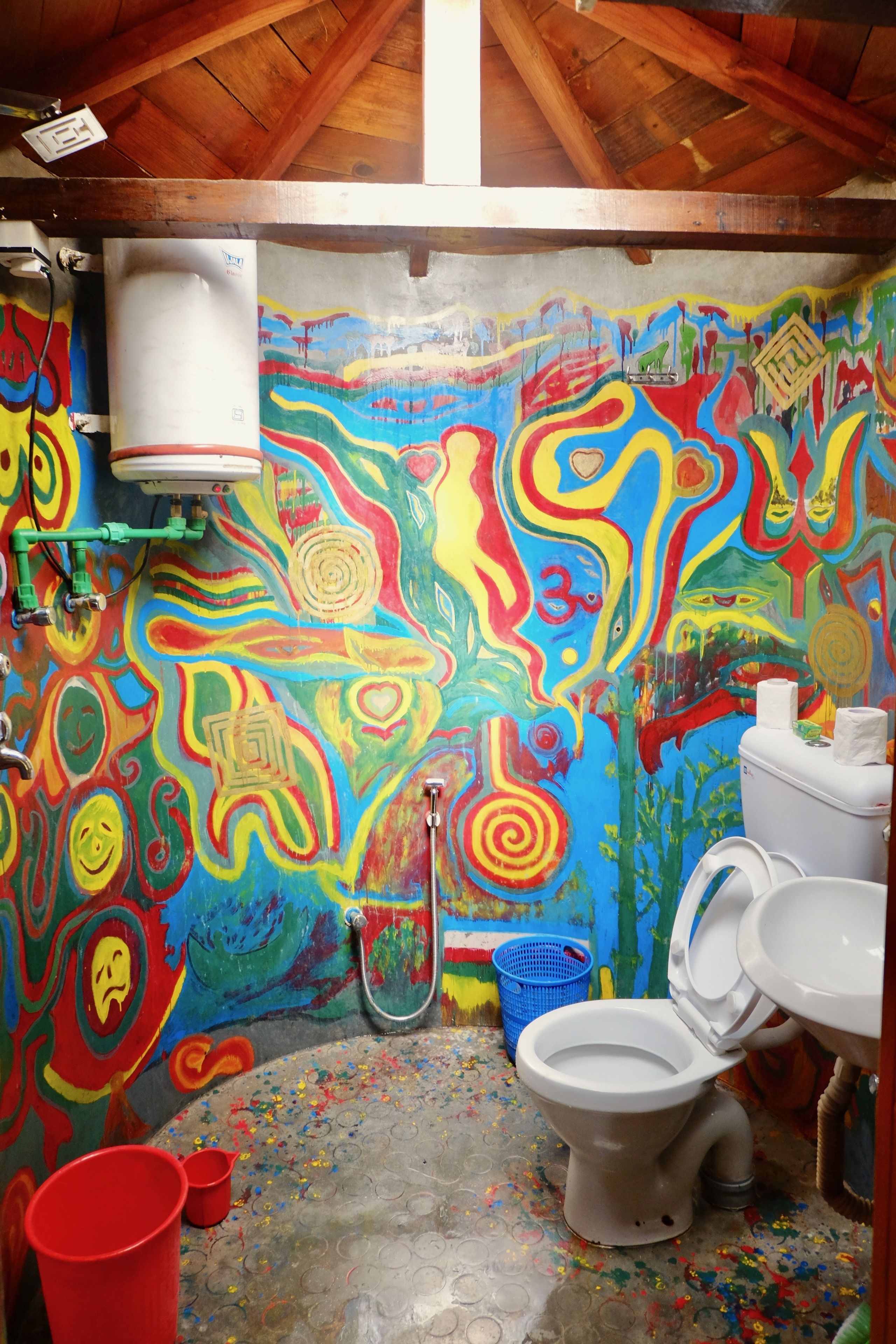 superior quadruple room, private bathroom, garden view | bathroom | shower, free toiletries, towels